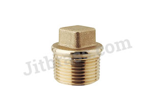 Brass Square Head Stop Plug